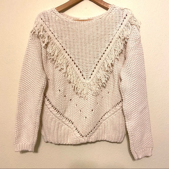 H&M Fringe Chunky sweater - Picture 3 of 8